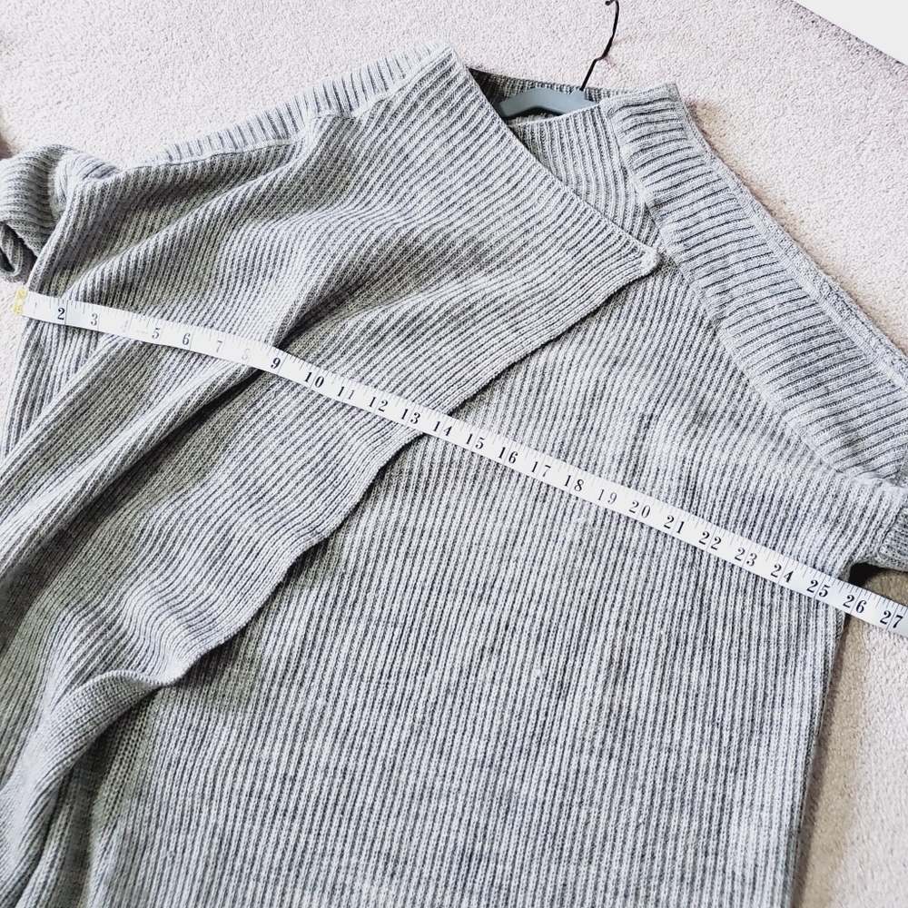 Urban Outfitters Noisy May Shake Drapey Wool Oversized Cardigan S Lagenlook Boho - Picture 5 of 10